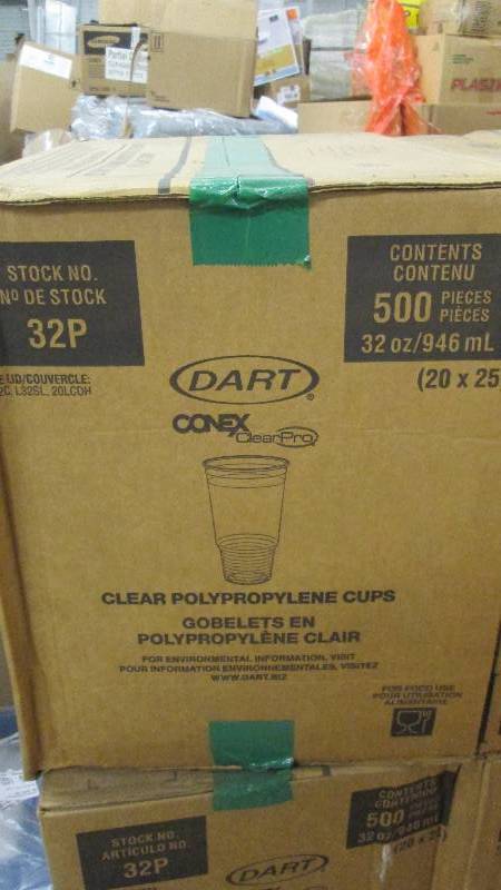 lot 39 image: Dart 32P Polypropylene Cups, Cold C...