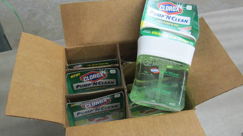 lot 63 image: Case of 6 Clorox Pump N Clean kitc...