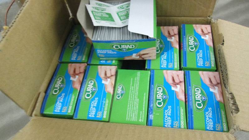 lot 98 image: Medline CUR45581RB Curad Alcohol Pr...