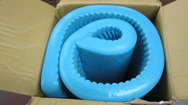 lot 119 image: Icy Blue Floating Mattress with Hea...
