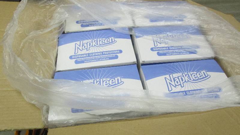 lot 138 image: 1 Case of 12 Boxes Medline Napkleen...