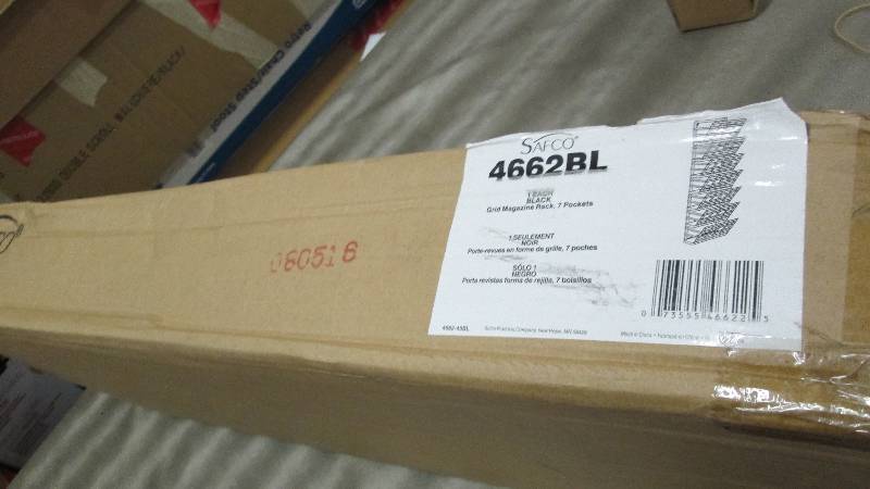 lot 147 image: Safco Products 4662BL Grid Magazine...