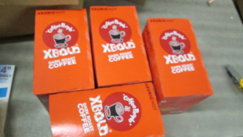 lot 152 image: 4 Boxes of Keurig Coffee People XBo...