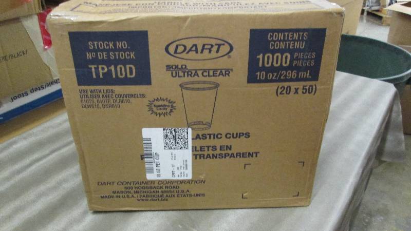 lot 170 image: Dart Solo UltraClear TP10D 10 oz. C...