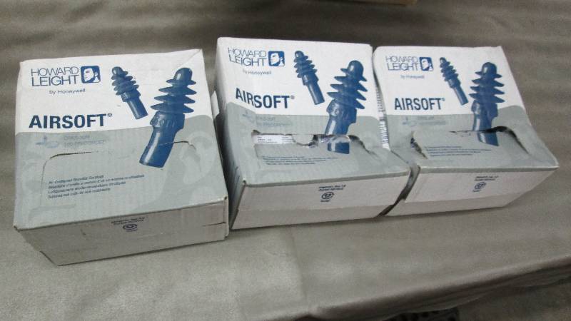 lot 182 image: 3 Boxes of Howard Leight Airsoft Ea...