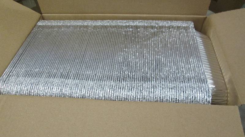 lot 185 image: Case of 100 Half Size Deep Steam Ta...