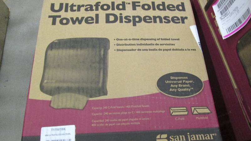 lot 220 image: San Jamar C-Fold Towel Dispenser 11...