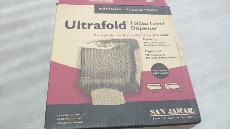 lot 237 image: San Jamar C-Fold Towel Dispenser 11...