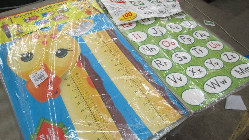 lot 244 image: Lot of 6 TREND T8176 Giraffe Growth...