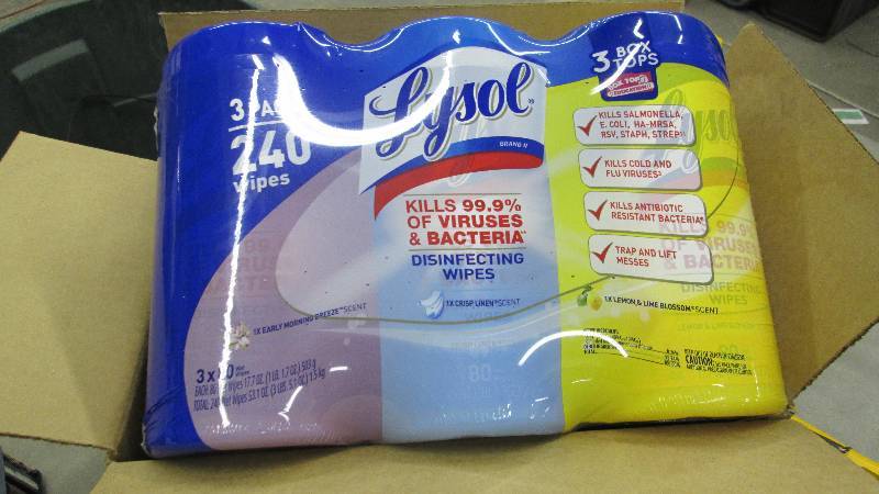 lot 251 image: 2- 3 packs LYSOL Brand Disinfecti...