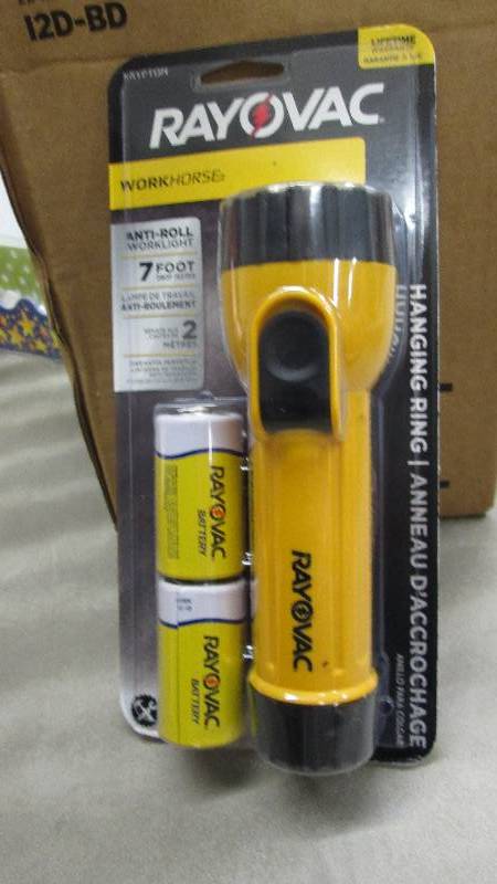 lot 262 image: Box of 6 Rayovac Industrial Flash L...