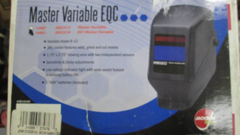 lot 297 image: Master Variable EDC Welders Helmet...