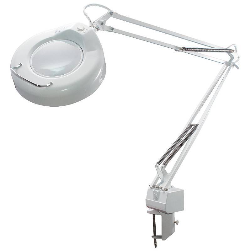 lot 239 image: Ledu Clamp-On Swing Arm Magnifier L...