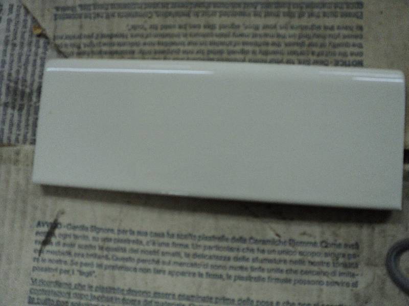lot 37 image: 3 cases of cream colored tile from ...