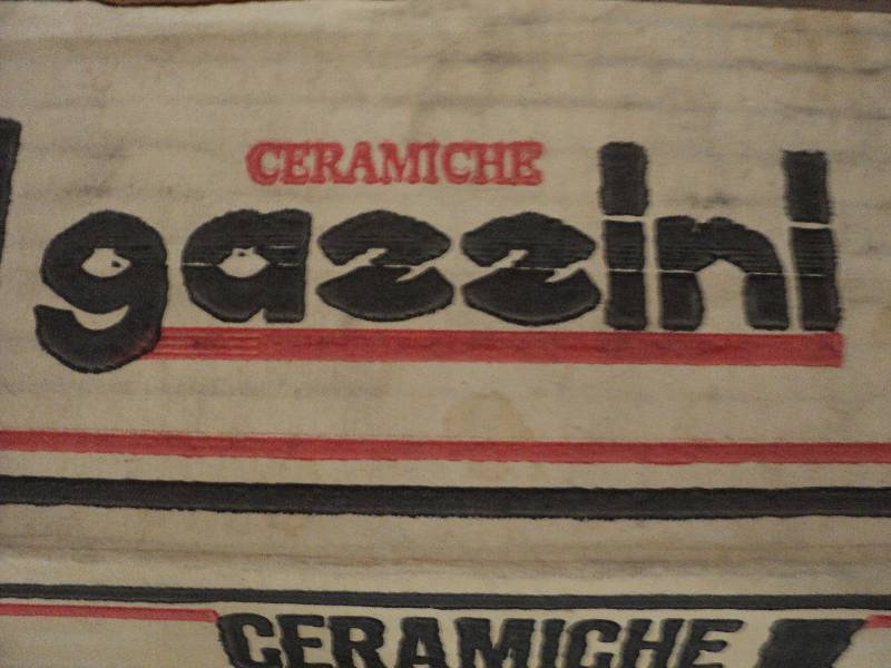 lot 59 image: 7 cases Gazzni Italian tile 12.5 s...