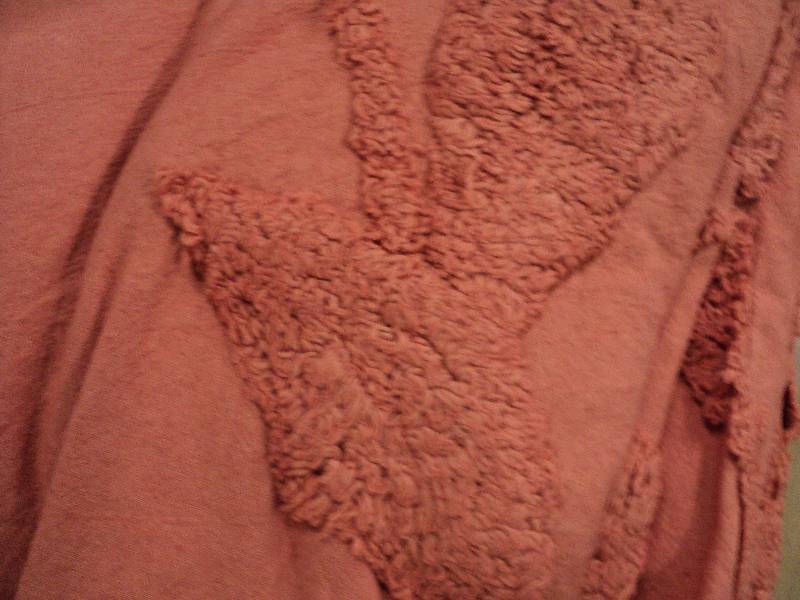 lot 167 image: full size chenille bedspread...