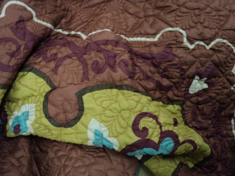 lot 184 image: Queen size comforter and 4 shams...