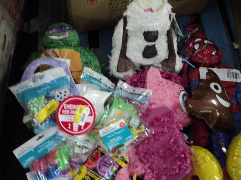 lot 242 image: 4 damaged pinatas and miscellaneous...