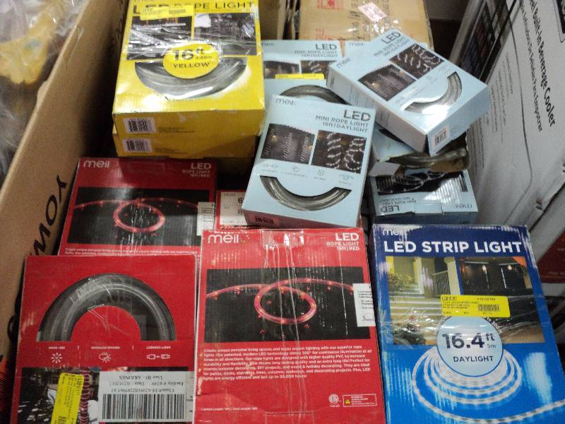 lot 247 image: Christmas lot - lights untested see...