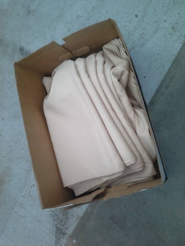 lot 99 image: Tan Satin Napkins