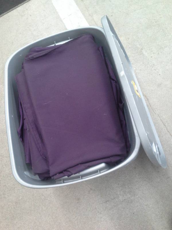 lot 120 image: Plum Fabric