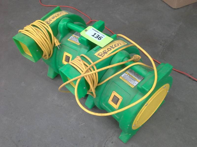 lot 136 image: Pair of Blowers (Need Repair)