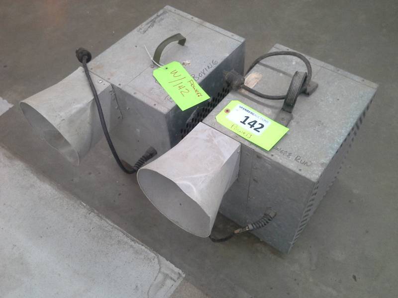 lot 142 image: Pair of 1.1 HP Blowers