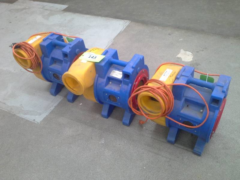 lot 143 image: Three Blowers (Need Repair)