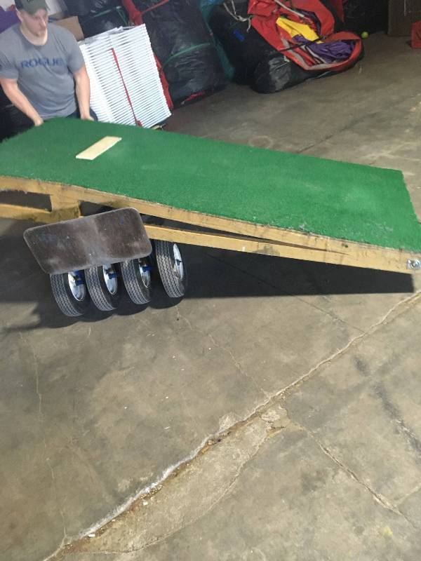 lot 9 image: Portable Pitching Mound