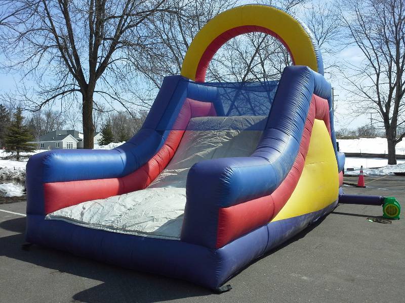 lot 35 image: LOT REMOVED - Climbing Wall & Slide