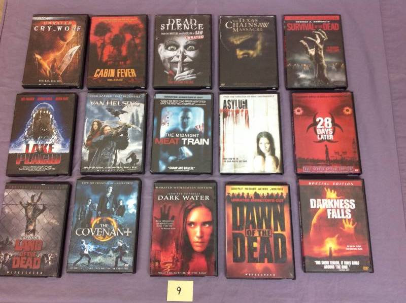 lot 9 image: 15 DVD Horror Movies