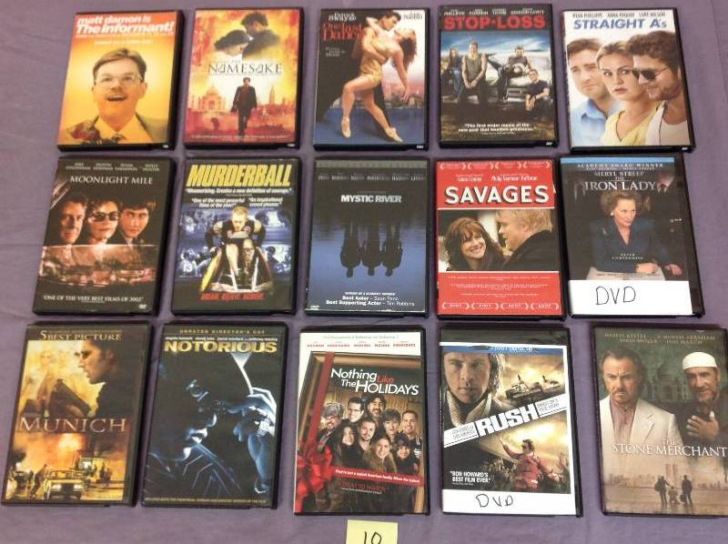 lot 10 image: 15 DVD Drama Movies