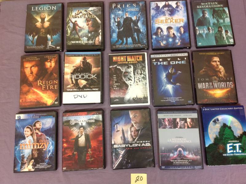 lot 20 image: 15 DVD Science Fiction Movies