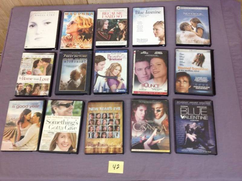 lot 42 image: 15 DVD Romance Movies