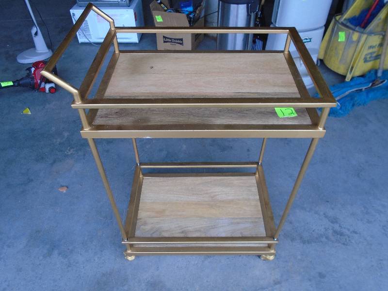 lot 12 image: Rolling Bar Cart