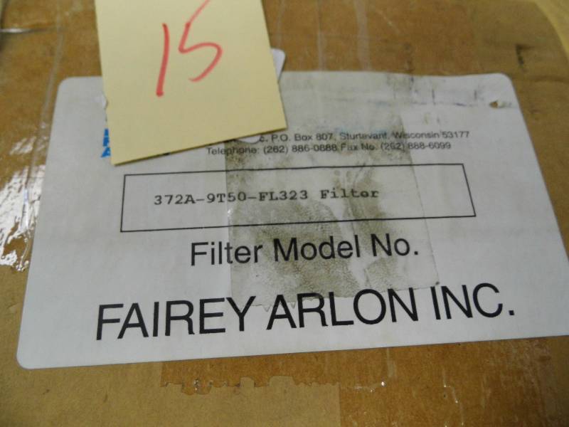 lot 15 image: Lot of 3 Fairey Arlon Filters