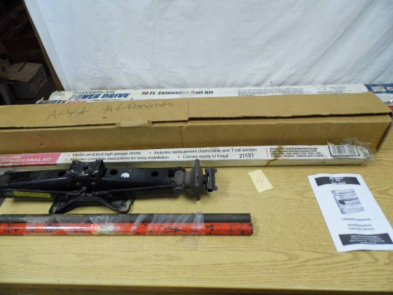 lot 50 image: Extension Rails for Garage Openers