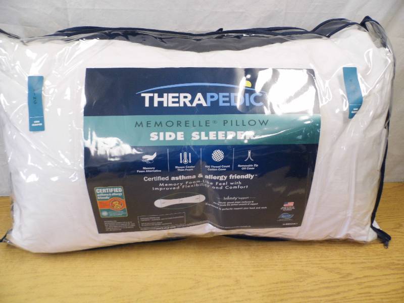 lot 54 image: Therapedic Side Sleeper Pillow
