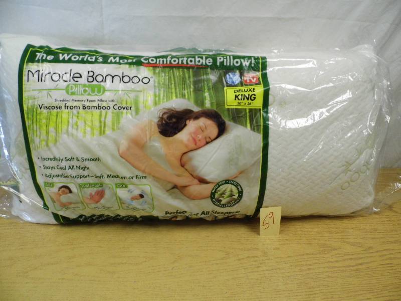 lot 59 image: Miracle Bamboo Pillow