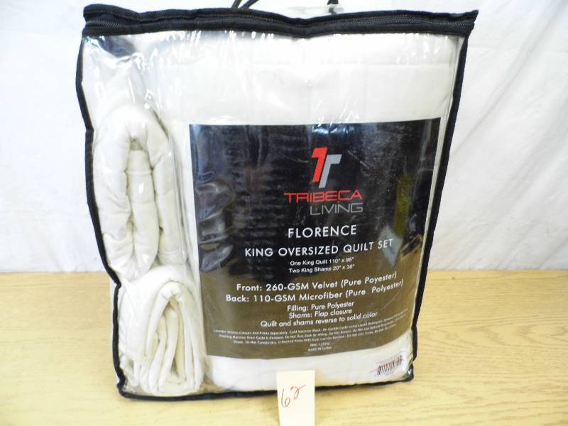 lot 62 image: Florence Oversize Quilt Set