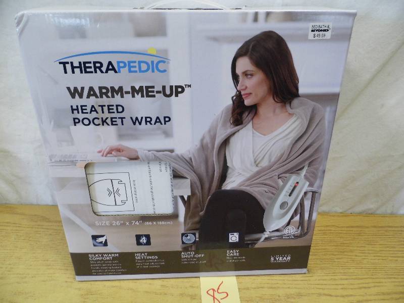 lot 85 image: TheraPedic Heated Wrap