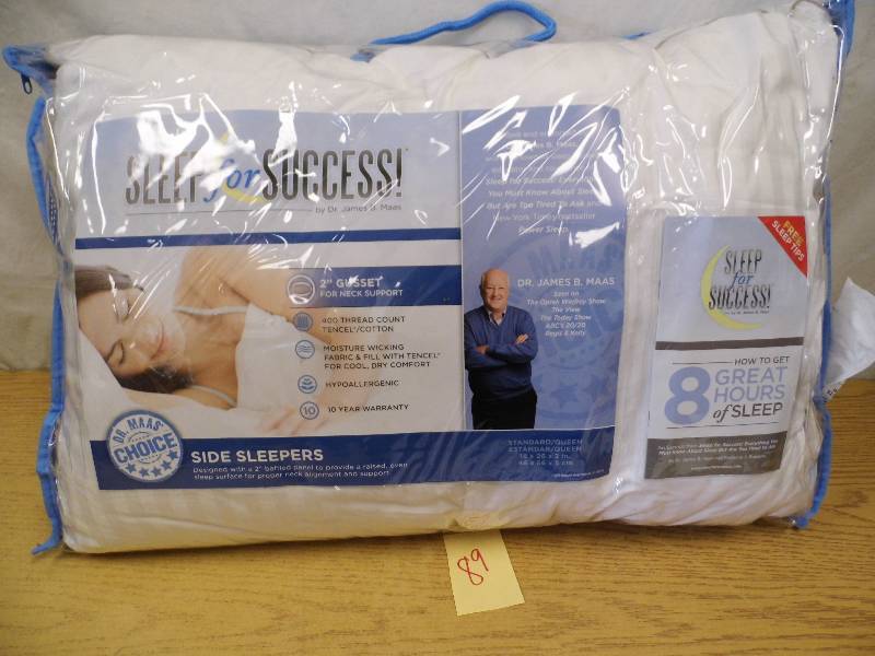 lot 89 image: Sleep For Success Pillow