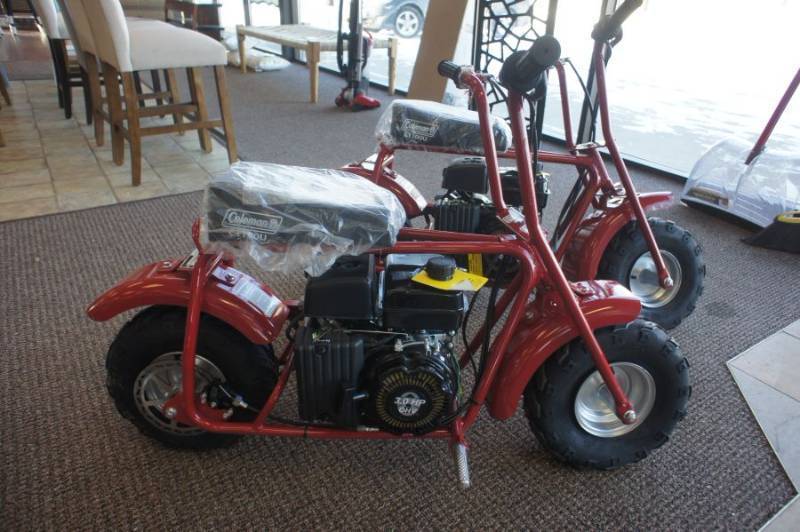 lot 27 image: BRAND NEW COLEMAN - MODEL - CT100U - Trail 100 CC - Gas-Powered Mini Bike