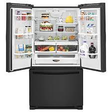 lot 9 image: BRAND NEW - WITH WARRANTY -  MODEL # (WRF535SMBB) - Whirlpool - 25.2 Cu. Ft. French Door Refrigerator - Black - MSRP $ 2899.99