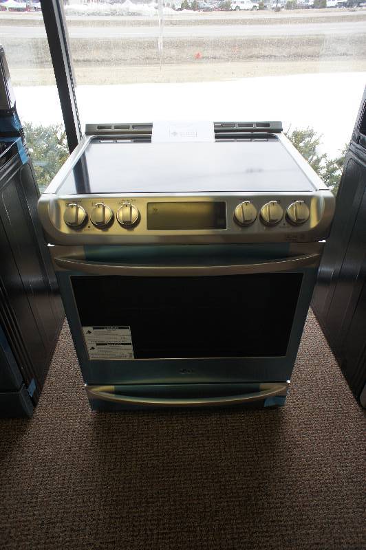 lot 12 image: NEW SCRATCH AND DENT - LG MODEL # (LSE4613ST) - LG LSE4613ST Slide-in Electric Convection Range - 6.3 cu ft - Stainless Steel - TESTED WORKS - MSRP $ 1499.99