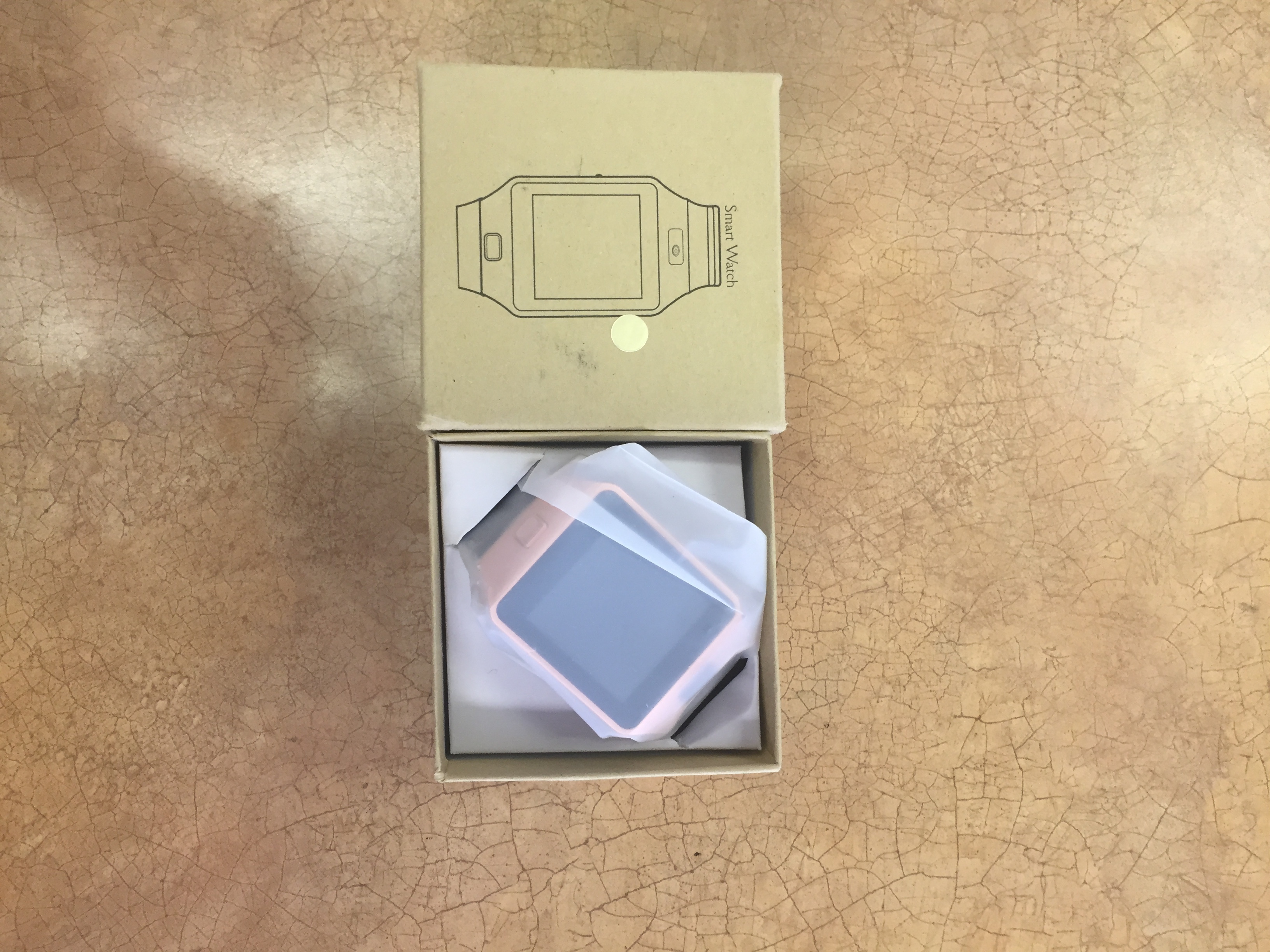 lot 29 image: BRAND NEW DZ09 Bluetooth Smart Wrist Watch (ROSE GOLD)