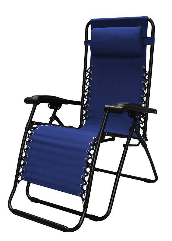 lot 37 image: BRAND NEW Caravan Sports Infinity Zero Gravity Chair, Blue