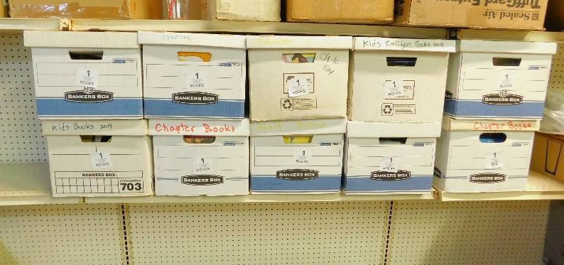 10 Boxes of Books