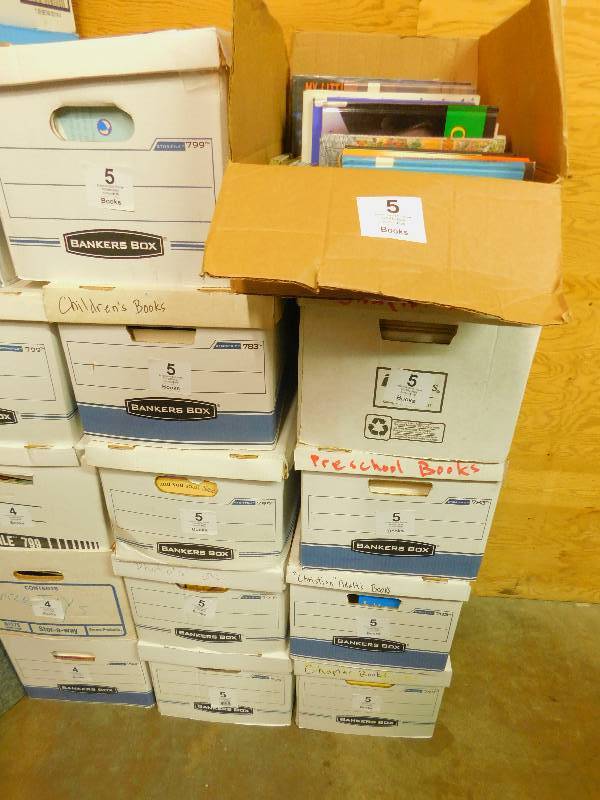 10 Boxes of Books
