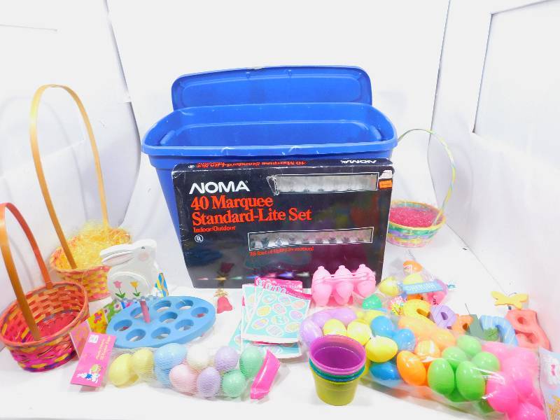 Easter Items and Motion Lights